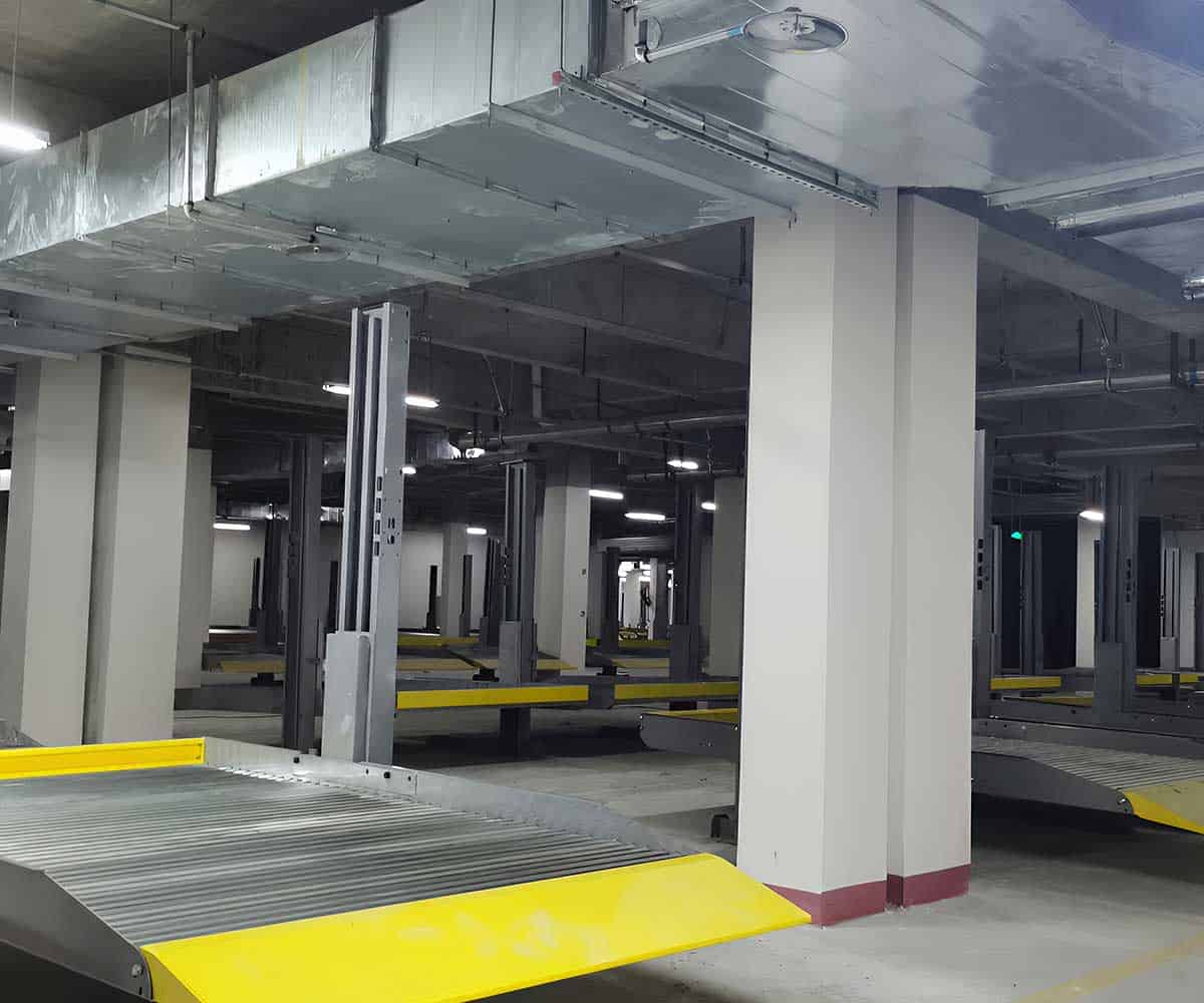 兩層升降橫移立體停車場結構總體設計方案