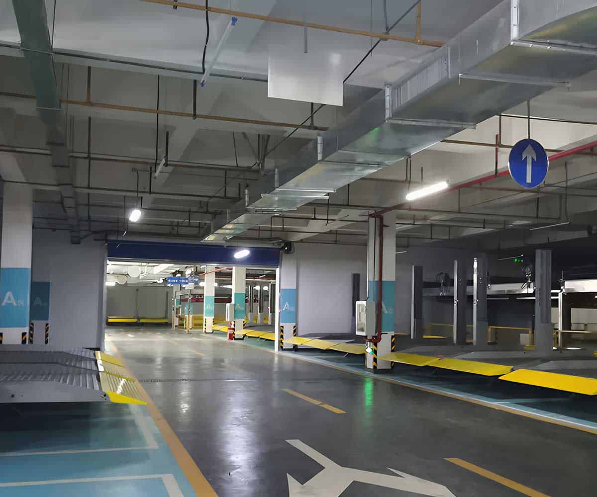 兩層升降橫移機械立體車庫停車注意事項